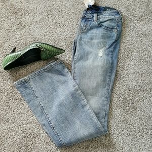 Hunt jeans distressed light blue size 0 New